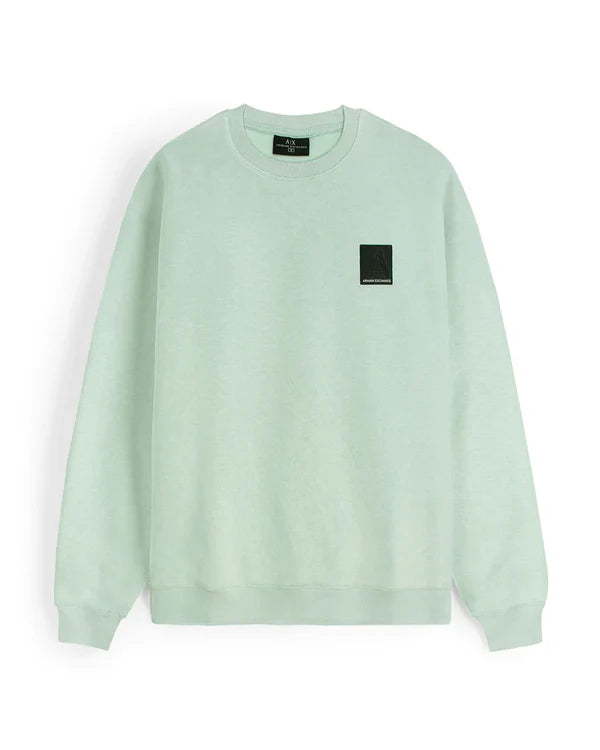 Exclusive A-X Mens Batch Sweat - C Green