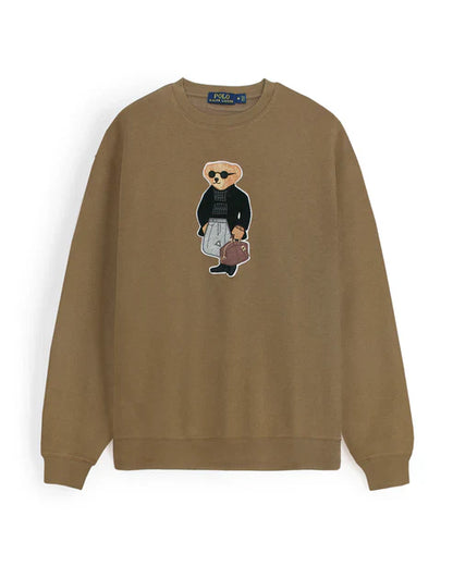 POLO BEAR BROWN SWEATSHIRT&nbsp;