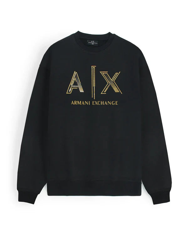 Premium A-X Gold Mens Sweat - Black