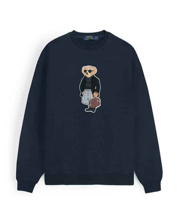POLO BEAR SWEATSHIRT NAVY BLUE.
