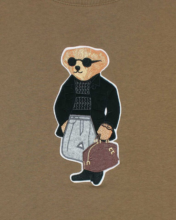 POLO BEAR BROWN SWEATSHIRT&nbsp;