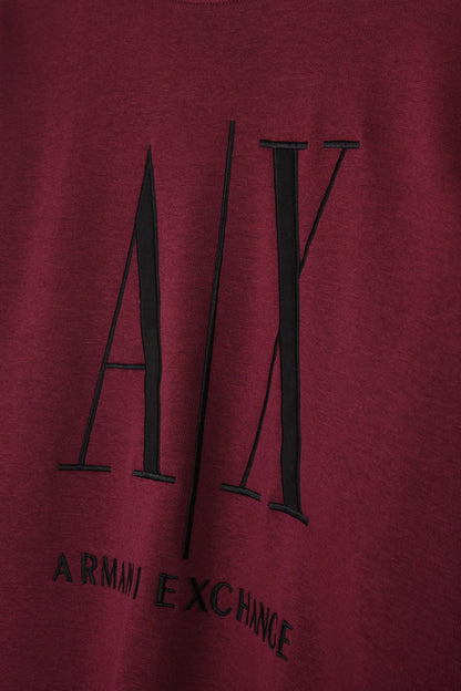 ARMANI ENLARGED EMBROIDERED LOGO SWEATSHIRT