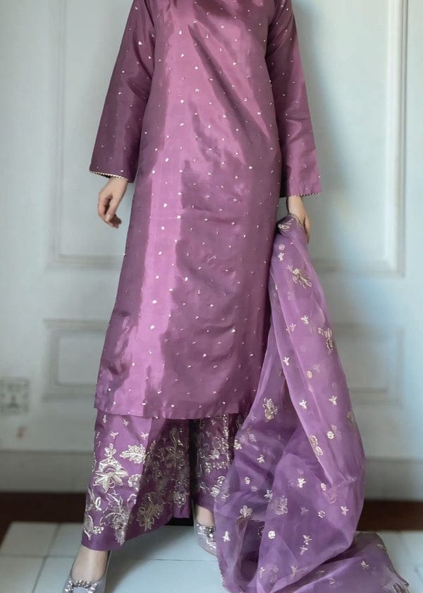 Party Wear Kurta Set Straight Trouser