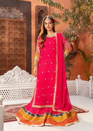 Dark Pink  Sharara  Eastern Ready to wear