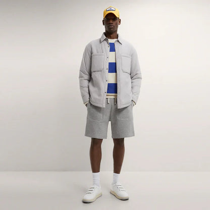 ZARA – Unisex Stone Water Repellent Padded Jacket - Light Grey