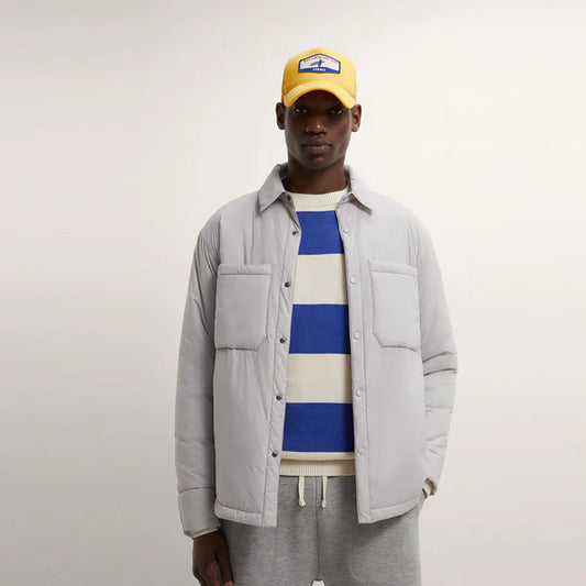 ZARA – Unisex Stone Water Repellent Padded Jacket - Light Grey