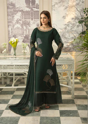 Green Studded RhineStone Kurta Set Eastern Ready to wear