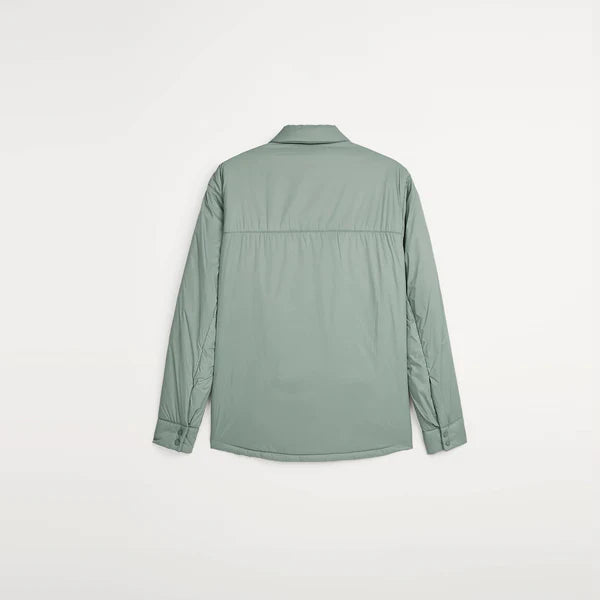 WATER REPELLENT PADDED OVERSHIRT  GREENISH