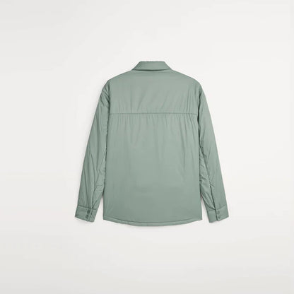 WATER REPELLENT PADDED OVERSHIRT  GREENISH
